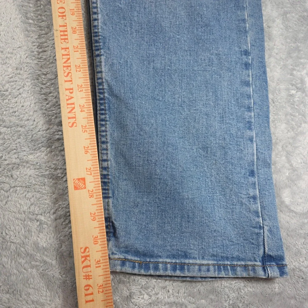 Levi's 505 Regular Fit Straight Leg Jeans Medium Wash 42x32 (31.5) Mens Denim